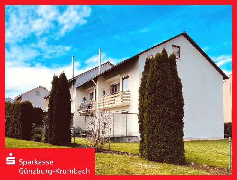 Südostansicht - Haus kaufen in Krumbach - Reiheneckhaus in Krumbach ***RESERVIERT***