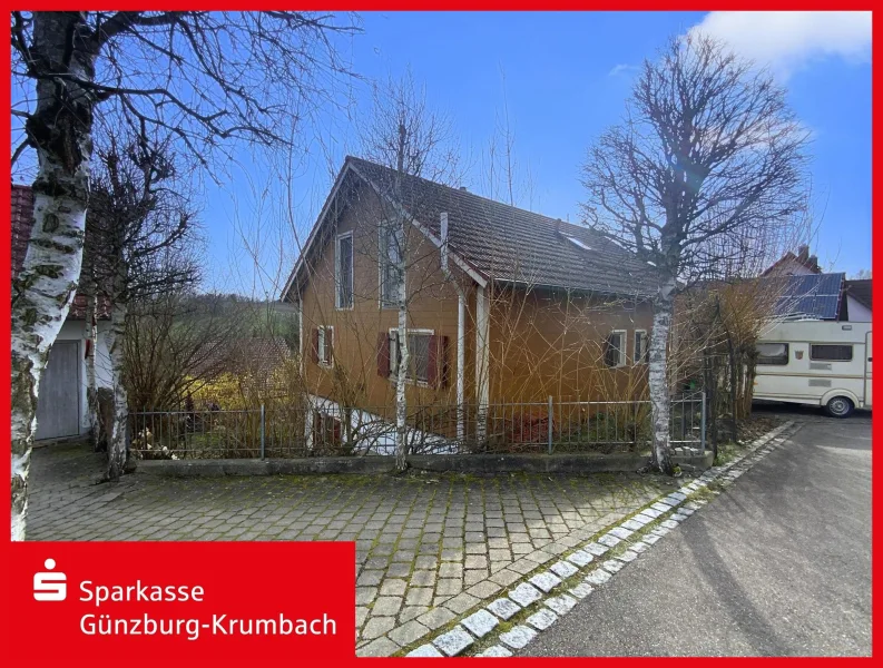 Ansicht - Haus kaufen in Kammeltal - Ökologisches Holzhaus mit wunderschönem Grundstück