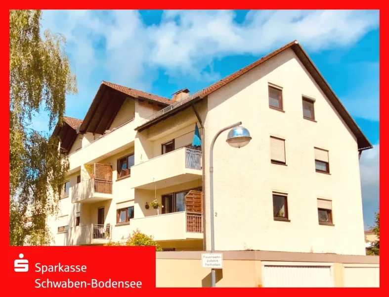 Südostansicht - Wohnung kaufen in Krumbach - Immobilieninvestition in Krumbachs City