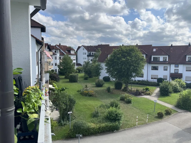 Blick aus dem Balkon