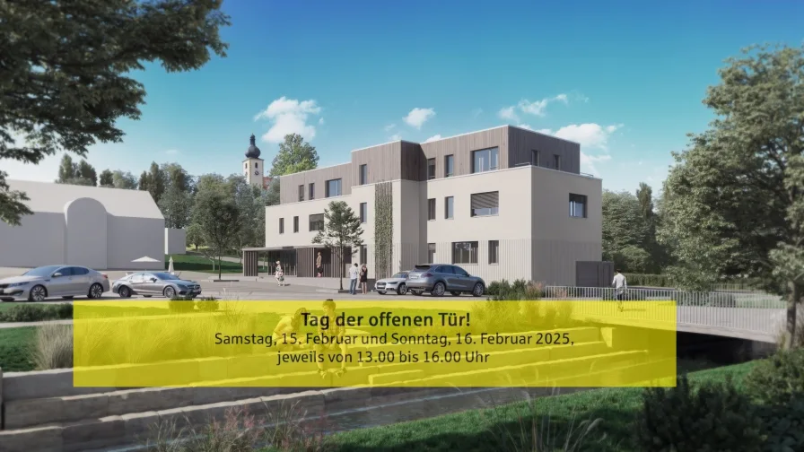 Außenansicht - Wohnung kaufen in Kümmersbruck - Lebendiges und modernes Wohnen! Neubau von 7 Eigentumswohnungen in Kümmersbruck