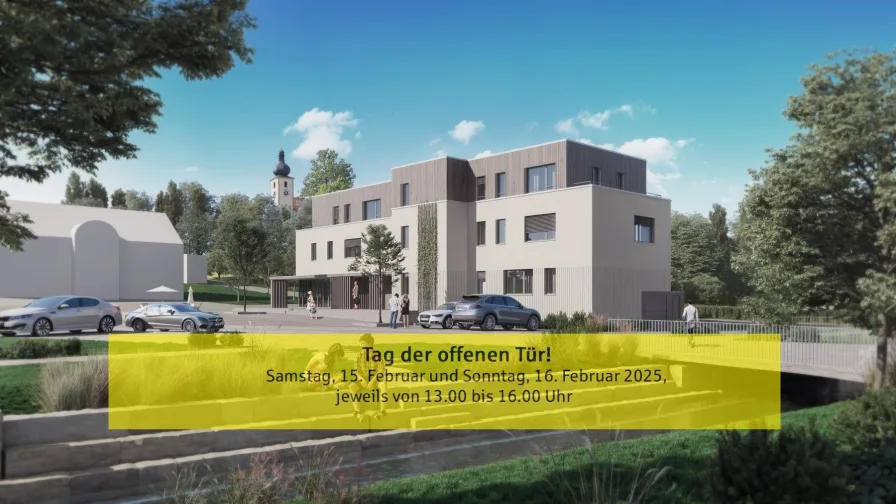 Außenansicht - Wohnung kaufen in Kümmersbruck - Lebendiges und modernes Wohnen! Neubau von 7 Eigentumswohnungen in Kümmersbruck