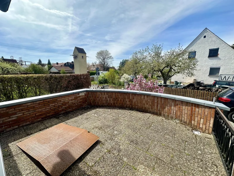 Terrasse im Erdgeschoss