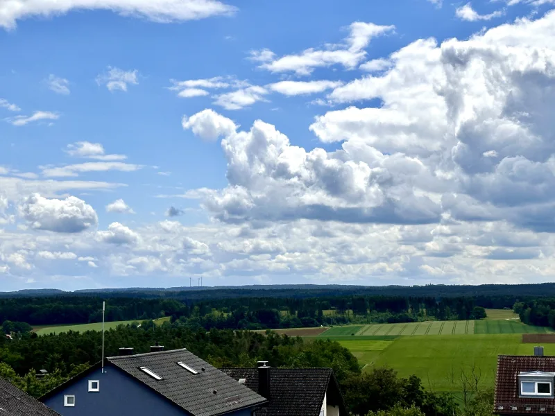 Ausblick vom Balkon