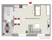 Grundriss Wohnung Nr. 118