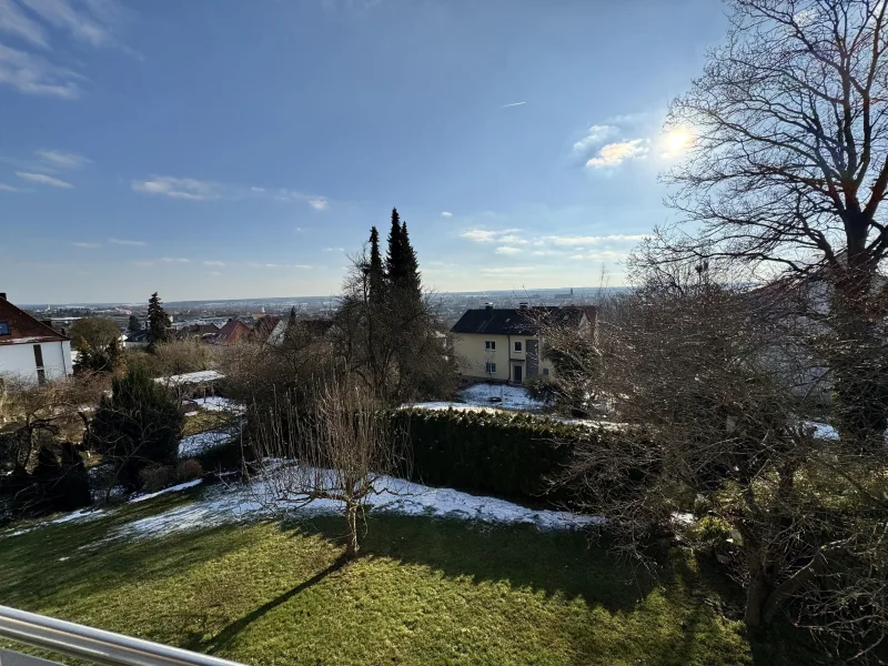 Ausblick vom  Schlafzimmer