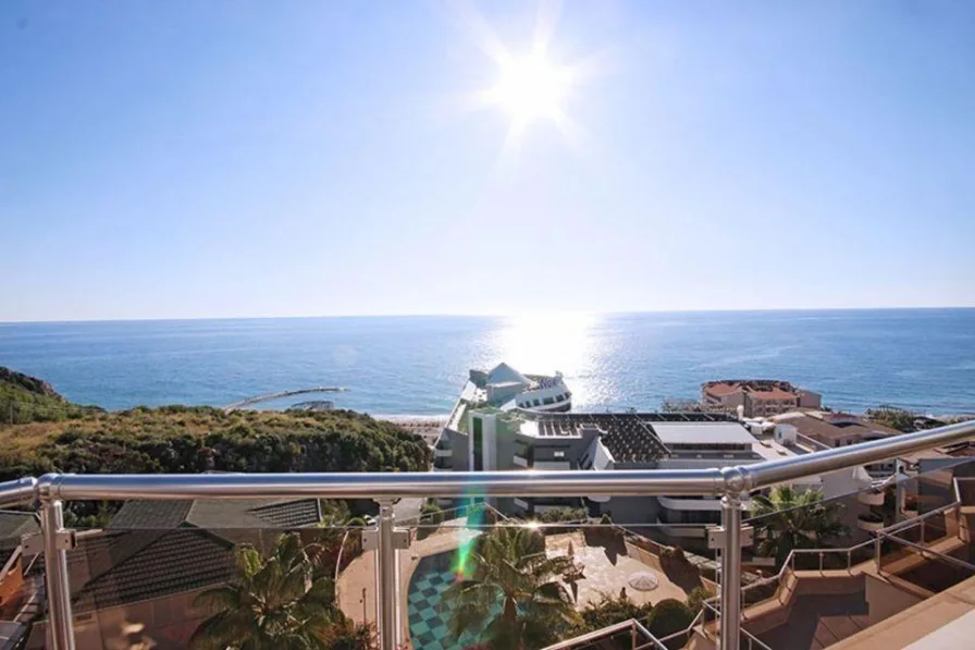 Blick von Terasse - Haus kaufen in Alanya (Konakli) - Mega luxuriöses Penthouse mit fantastischen Blick aufs Meer in Konakli,Alanya