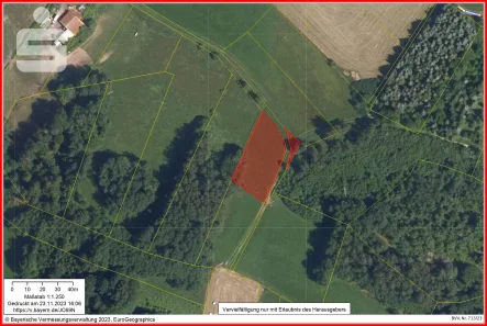  - Land- und Forstwirtschaft kaufen in Zwiesel - Kleines landwirtschaftliches Grundstück/Wiese am Stadtrand von Zwiesel