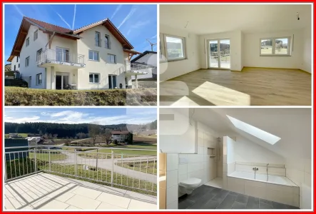  - Wohnung kaufen in Geiersthal - Geräumige Neubau-Maisonettewohnung in Geiersthal