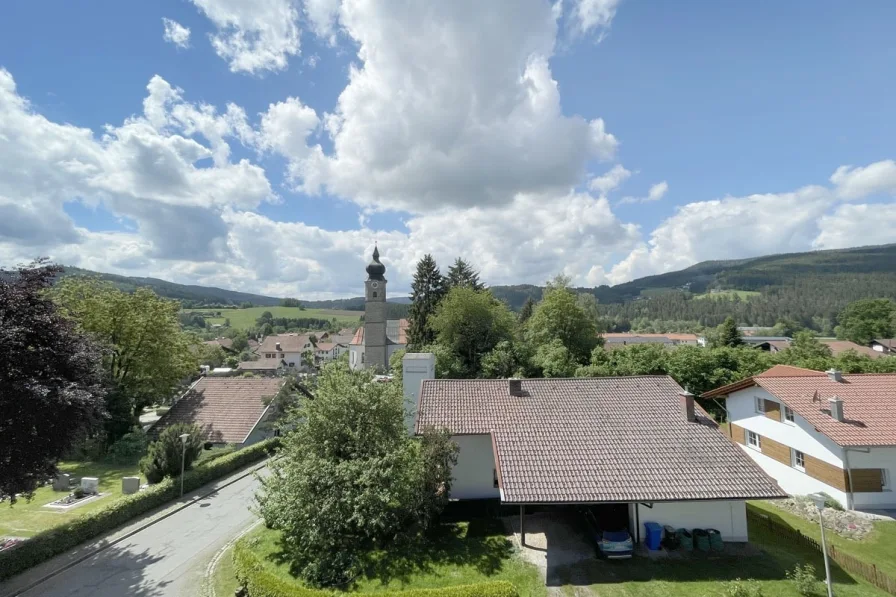 Ausblick vom Balkon