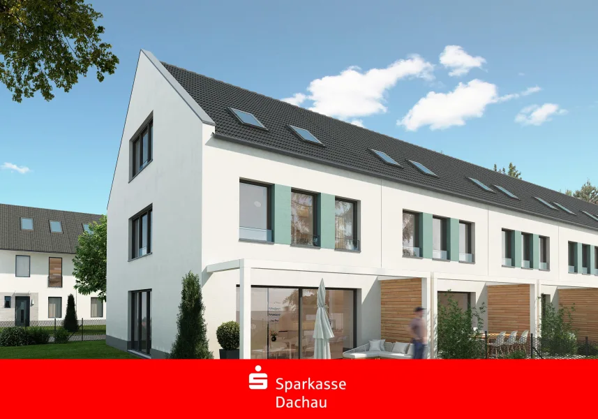 Ihr neues Zuhause - Haus kaufen in Markt Indersdorf - Schickes Neubau-Reihenhaus in Indersdorf