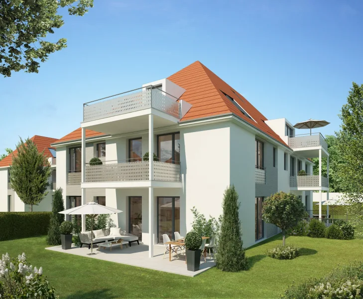 Haus 4 - Wohnung kaufen in München - Erdgeschoss-Wohnung mit sonniger Terrasse