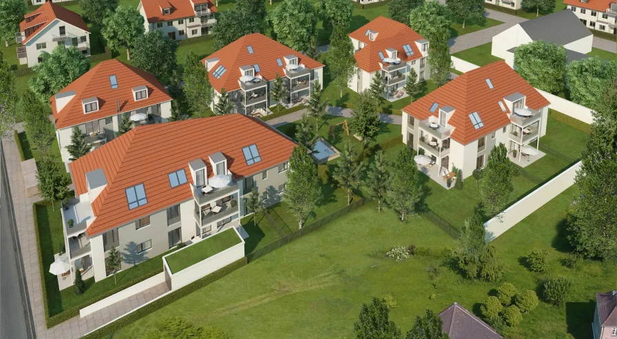 Wohnanlage - Wohnung kaufen in München - Helle Wohnung mit sonnigem Balkon