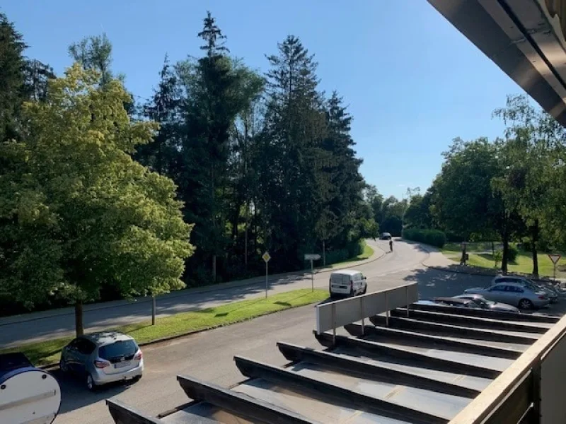 Aussicht vom Balkon