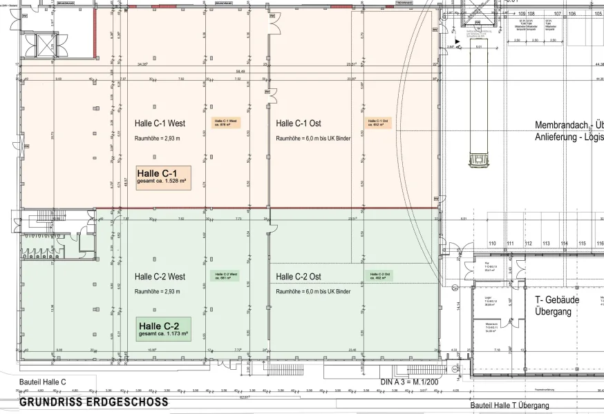 Halle C1 und C2 - Erdgeschoss
