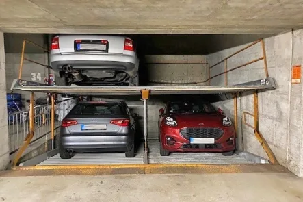 der Duplex-Stellplatz - Garage/Stellplatz kaufen in München - zwei Tiefgaragenstellplätze in München-Giesing