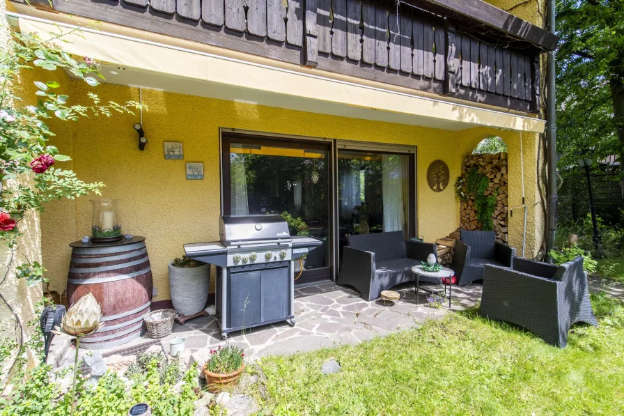 Platz zum Grillen - Terrasse