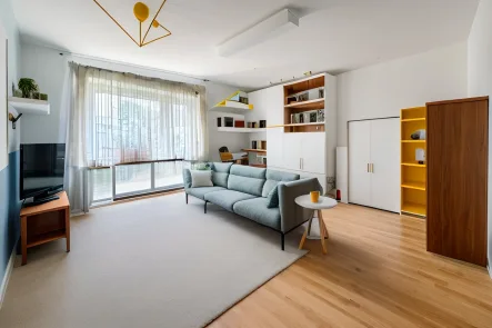 Wohnzimmer Visualisierung - Wohnung kaufen in Karlsfeld - Der Traum vom Eigenheim rückt näher!