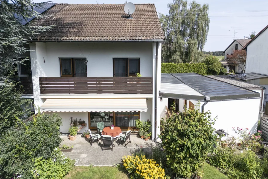 Balkon, Terrasse und Garten