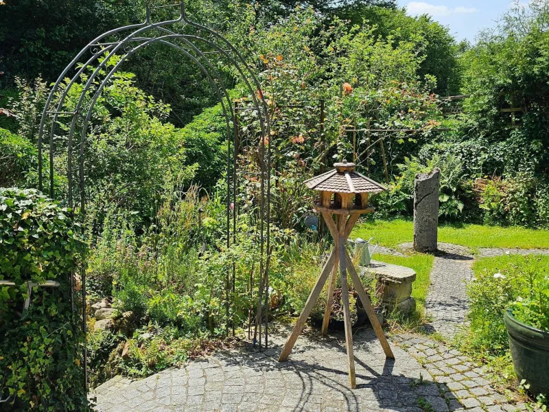 Blick auf das Grundstück - Grundstück kaufen in Glonn - Besonderes Grundstück mit eigenem Bachlauf