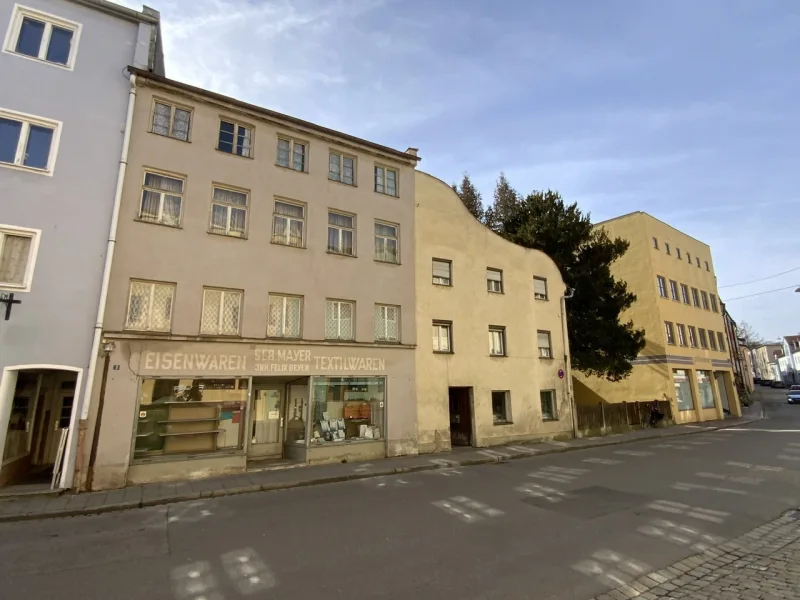 Gesamtansicht - Haus kaufen in Wasserburg - Hochinteressantes Altstadtensemble bestehend aus 3 Altstadthäusern