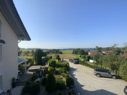 Ausblick von der Dachterrasse - Büro/Praxis mieten in Grafing - Das ideale Umfeld für kreatives Arbeiten in ländlicher Idylle