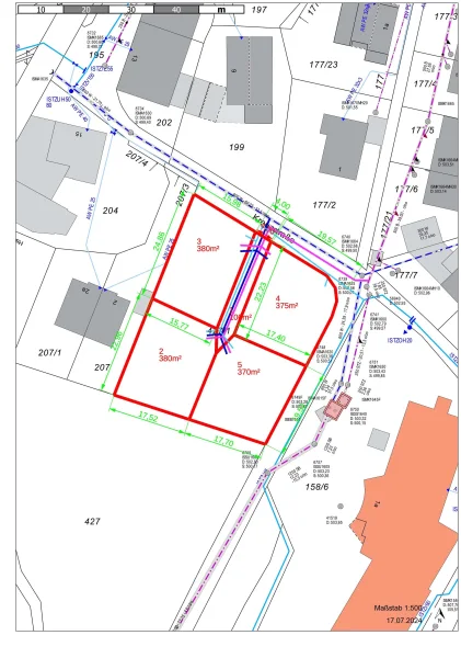 Kreuzstraße - Grundstück kaufen in Isen - Baugrundstück in Innenbereichslage zu verkaufen