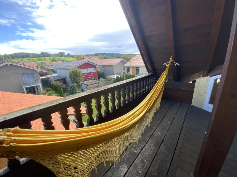 Ost-Balkon mit Blick ins Grüne