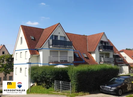 Hintere Hausansicht - Wohnung kaufen in Waiblingen-Neustadt - Aus 3 mach 4-Zimmer-Wohnung! + Garage