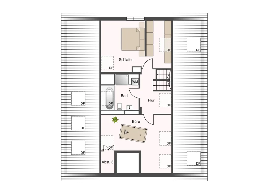 Wohnung 2. Dachgeschoss