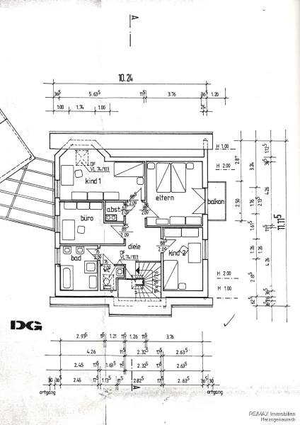 Grundriss 1 OG