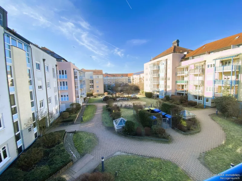 Aussicht  - Wohnung mieten in Erlangen / Büchenbach - Voll möbliert und ausgestattet