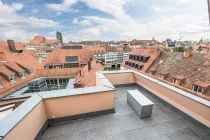 Dachterrasse mit Südausrichtung