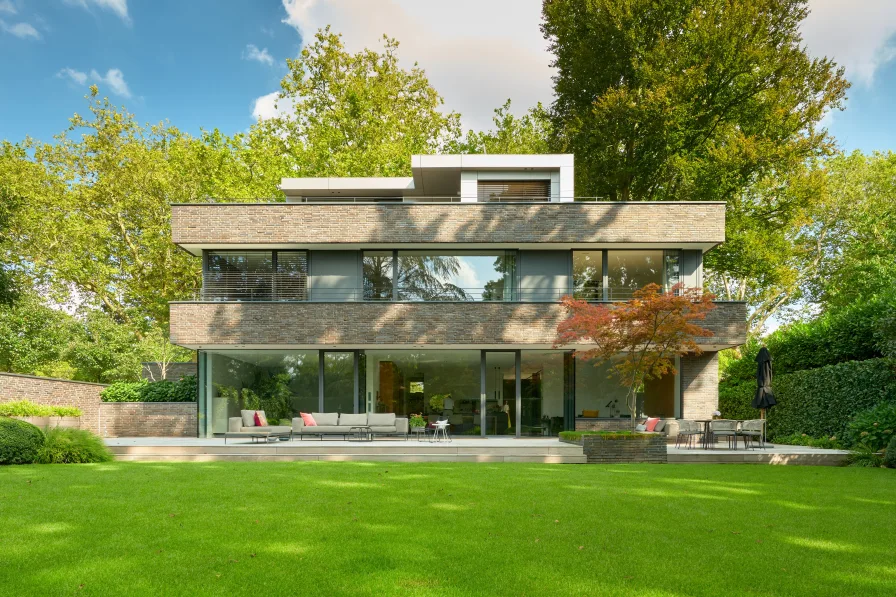Architektur - Haus kaufen in Krefeld - Exklusive Bauhausvilla am Krefelder Stadtwald