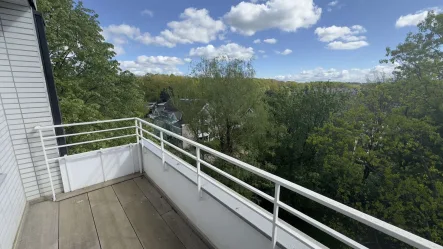 Ausblick vom Balkon - Wohnung kaufen in Dinslaken - Exklusive Eigentumswohnung mit Balkon und Blick ins Grüne in Dinslaken