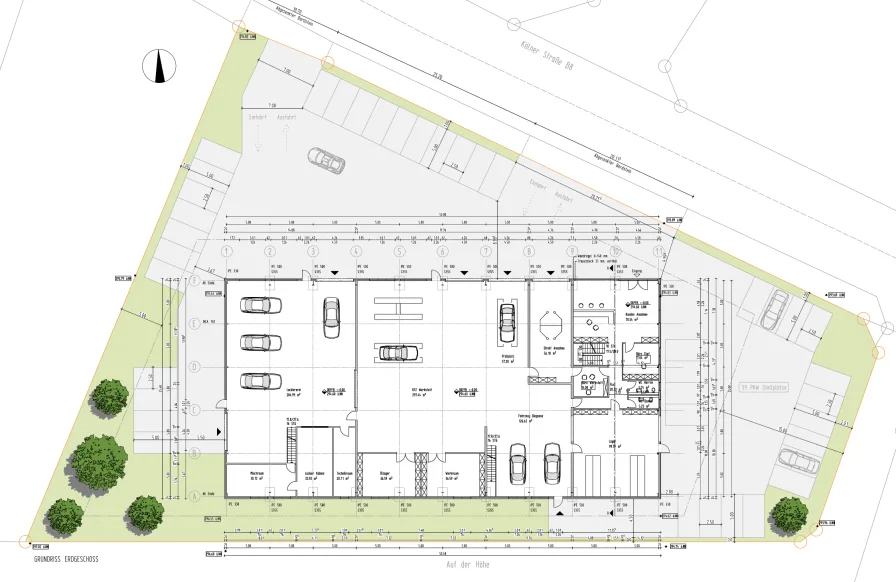  - Halle/Lager/Produktion kaufen in Birnbach - Projektierte Gewerbehalle mit erteilter Baugenehmigung