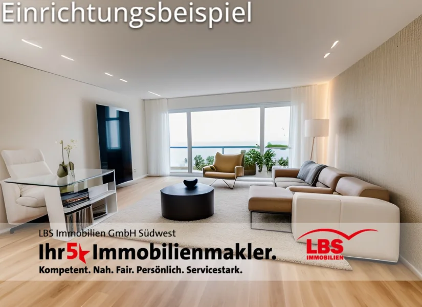 Wohnzimmer - Wohnung kaufen in Andernach - Schöne Eigentumswohnung mit Balkon in Andernach