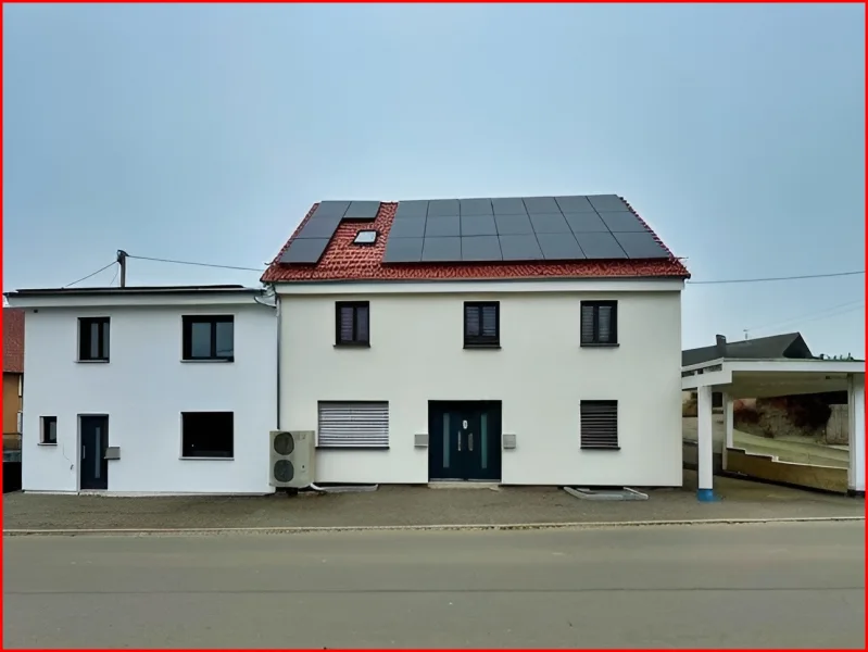 Außenansicht - Haus mieten in Attenweiler - *Attraktive, energieeffiziente Reihenhäuser zur Vermietung*