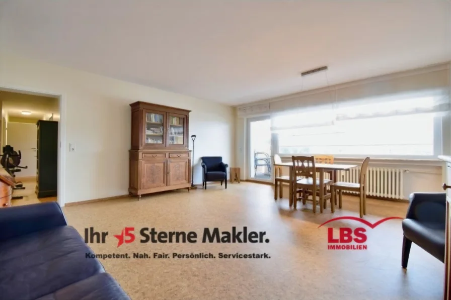 Wohnzimmer - Wohnung kaufen in Trier - Wunderschöne modernisierte  Wohnung.