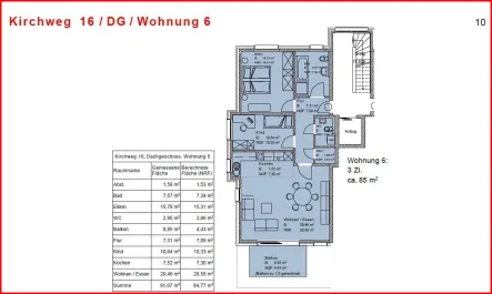 GrundrissWohnung6 - Wohnung kaufen in Stühlingen - Modernes Wohnen im Zentrum von Stühlingen