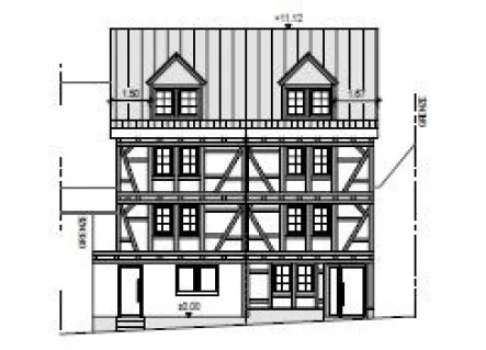 Ansicht_MFH - Haus kaufen in Montabaur - Rohbau als Renditeobjekt mit 4 WE