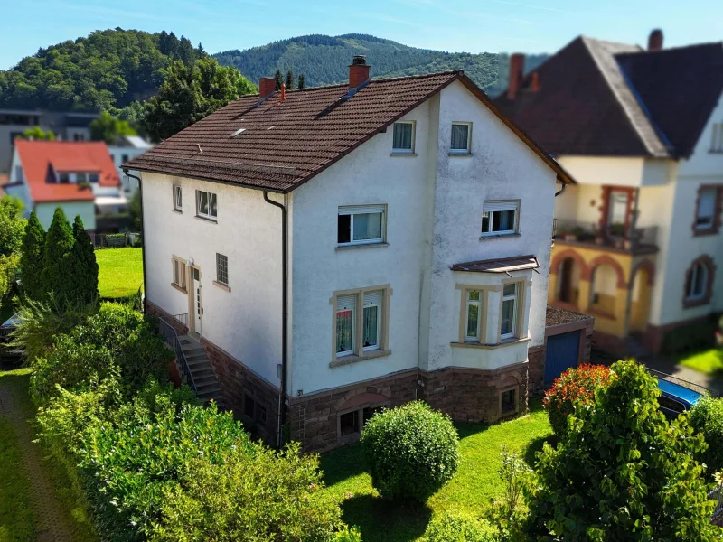 Hausvorderseite - Haus kaufen in Eberbach - Repräsentative Liegenschaft in Stadtlage von Eberbach 