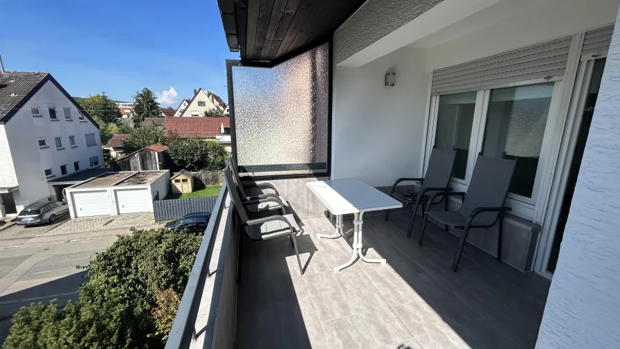 Balkon mit Wohlfühlfaktor