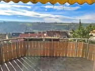 Blick vom Balkon