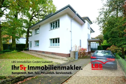 Außen - Haus kaufen in Frankfurt - Exklusive Villa in Frankfurter Prestigelage! 