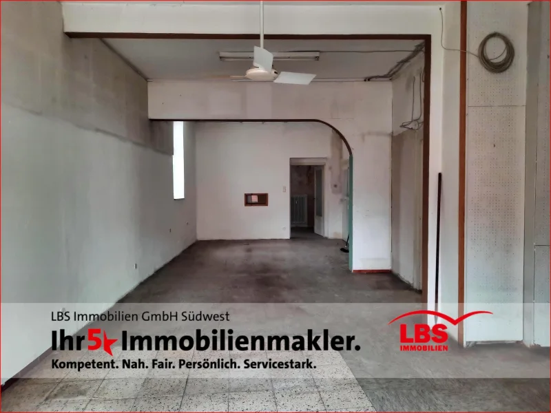 Verkaufsraum - Büro/Praxis mieten in Frankenthal - unterteilbare Gewerbeeinheit mit Küche und Bad