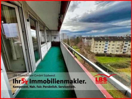 Süd West Aussicht - Wohnung kaufen in Frankenthal - 4 ZKB, Balkon und Garage