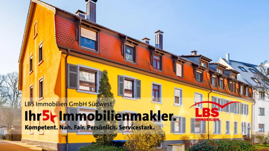 Ansicht - Wohnung kaufen in Waldkirch - Drei Zimmer Erdgeschosswohnung mit Ausbaupotential! 