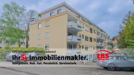 Ansicht - Wohnung kaufen in Gundelfingen - Zweizimmer Wohnung mit großem Balkon in Gundelfingen! 