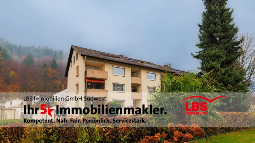 Ansicht - Wohnung kaufen in Waldkirch - Großzügige 4-Zimmer Wohnung in Waldkirch!